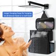 thumbnail image 2 of Eummy Shower Caddy Bag, Hanging Shower Tote Bags with Hook, Travel Toiletry Bag for Men and Women Large Cosmetics Makeup Organizer Pouch for College Dorm Room, 2 of 9