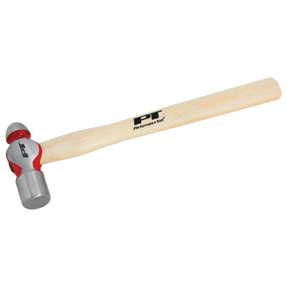 Performance Tool W1134-16 16 oz. Ball Pein Hammer with Hardwood Handle