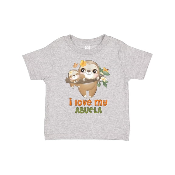 Inktastic Cute Sloth I Love My Abuela Boys or Girls Toddler T-Shirt
