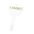 thumbnail image 4 of Espejo de mano para maquillaje, acrílico premium, compacto, herramienta de extensión de pestañas con asa, espejo de mano para niñas, mujeres, hogar y Blanco, 4 of 8