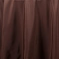 thumbnail image 3 of BalsaCircle 6 Pieces 70" Chocolate Brown Round Polyester Tablecloths Fabric Table Linen, 3 of 6