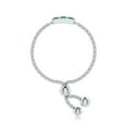 thumbnail image 4 of ANGARA Natural Three Stone Emerald Bar Bolo Ring in 14K White Gold for Women (Size-2mm) | May Birthstone, Birthday, Anniversary, Jewelry Gift for Women | Natural Emerald Ring, 4 of 9