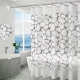 thumbnail image 1 of Jinsinto Gray Replacement Shower Curtain 180 x 200 cm, 1 of 5