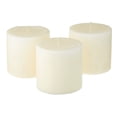 thumbnail image 3 of 12 Packs: 3 ct. (36 total) Basic Elements 3" x 3" Ivory Pillar Candles by Ashland, 3 of 8