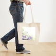 thumbnail image 6 of CafePress - Flowers With Butterflies Tote Bag - Unisex Canvas Tote Bag, Beige, 1-Piece, 6 of 9