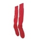 thumbnail image 1 of Qarigey 1 par de calcetines deportivos de fútbol sobre la rodilla, toalla de algodón, mallas inferiores, medias de fútbol, adultos, hombres, Medias Rojo, 1 of 6