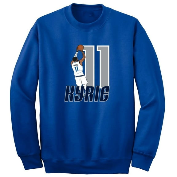 Kyrie Irving 11 Dallas Logo Crew Neck Sweatshirt