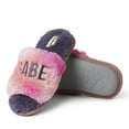 thumbnail image 2 of Dearfoams Kid's Girls Lana Fuzzy Slide Slipper - Babe Squad, 2 of 6