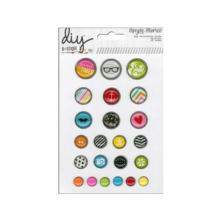 Simple Stories DIY Boutique Decorative Brads