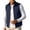 Blue, variant on LODIENY Men's Waterproof Lightweight Golf Vest Outerwear Softshell Sleeveless Mock Neck Jacket with Pockets for Running Hiking Sports Black,Navy,Blue,Dark Gray,Gray,Khaki,Army Green XXL