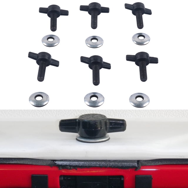 Perno Superior Automático De 6 Uds Compatible Con Accesorios De Coche Jeep, Sujetadores Superiores Duros De Extracción Rápida, Pernos De Tuercas Moyic VI011696-00