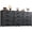 Black, variant on 55" Long Dresser for Bedroom with 9 Big Drawers & 3 Small Drawers TV Stand for 60 inch TV Entertainment Center, Black