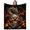 Skulls, variant on Fiery Skull Dragon Blanket Gifts for Women Men Adults Skulls Lovers Soft Cozy Plush orange color Skulls Throw Blankets for Decor Birthday Gifts 50×40 Inch