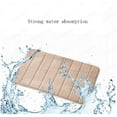 thumbnail image 3 of Alfombra de baño RBCKVXZ de 61 x 40 cm - Alfombra de baño de espuma viscoelástica con diseño de fibra, suave, absorbente y antideslizante, lavable a máquina, ideal como regalo de decoración para la, 3 of 6