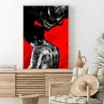 thumbnail image 4 of Póster de anime Devilman Crybaby sin marco, papel Kraft para club, bar, póster vintage, arte de pared, pintura, dormitorio, estudio, pegatinas, 4 of 5