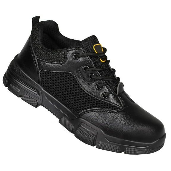 Safety Shoes Men's Lightweight Work Shoes Steel Toe Work Trainers Breathable Comfortable Fashion