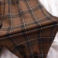 thumbnail image 5 of 2-3T Toddler Boys Girls Plaid Jogger Pants, Kids Drawstring Elastic Waist Retro Lantern Trousers with Side Pockets, Loose Casual Bottoms for 6-24 Months 2T 3T 4T 5T 6T 7T 8T Children,Khaki, 5 of 9
