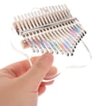 thumbnail image 5 of KAKOWELY musical instrument Transparent 17-Key Thumb Piano with Tuning Hammer Portable Kalimba for Beginners Thumb Piano Portable Kalimba Hand Piano Musical Instrument, 5 of 5