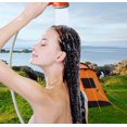 thumbnail image 2 of Ivation Portable Outdoor Shower, Battery Powered - Compact Handheld Rechargeable Camping Showerhead - Pumps Water from Bucket Into Steady, Gentle Shower Stream, 2 of 9