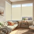 thumbnail image 3 of Chicology Beige Light Filtering Cordless Top Down Bottom Up Cellular Shades 33.25 in. W x 48 in. L, 3 of 8