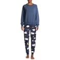 thumbnail image 2 of Secret Treasures Women's Cuffed Sleep Pants, 2 of 5
