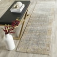 thumbnail image 2 of SAFAVIEH Valencia Tristen Floral Bordered Polyester Runner Rug, Grey/Multi, 2'3" x 10', 2 of 7