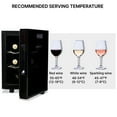 Koolatron 6 Bottle Wine Cooler, Black, 0.65 cu. ft. (16L) Freestanding