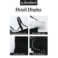 thumbnail image 6 of a.Jesdani Womens One Piece Swimsuit Tummy Control with Cutout Skirt Bathing Suit Modest Twist Front Swim Dress Black L, 6 of 16