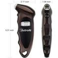 AstroAI Digital Tire Pressure Gauge, 3A Battery, 150 PSI, Brown, 1 Pack