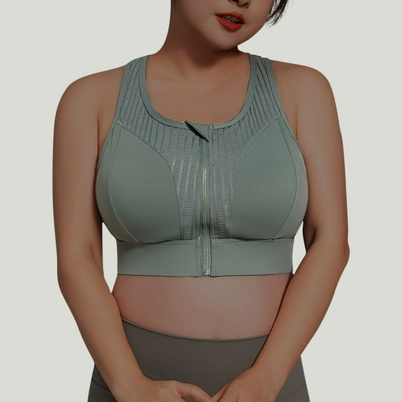 LLYWEY Bras for Women Full Figure Bras Ladies Full Coverage Bra Style-782 Women Lift Bra Feature Adult Female T-Shirt Sports Bras Green-1 44B