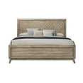 thumbnail image 4 of Roundhill Furniture Arena Contemporary Wood Panel King Bed in Weathered Sand, 4 of 6