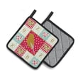 thumbnail image 2 of Carolines Treasures CK5506PTHD Norwich Canary Love Pair of Pot Holders, Red, 7.5HX7.5W, multicolor, 2 of 4