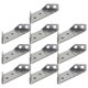 thumbnail image 1 of 10 Uds. Soportes de esquina de código de ángulo de acero inoxidable soportes de estante de ángulo trapezoidal, 1 of 5