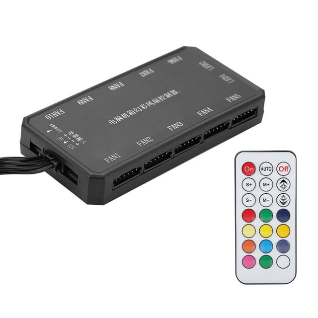 5V ARGB Computer Fan Controller, 5V 3PIN Lighting Controller, PC Fan Controller, ARGB Controller 5V 3 Pin Power Supply Light Stripe Controller Cable For Computer