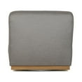 thumbnail image 5 of Sunpan Carbonia 17.25" Modern Fabric Swivel Lounge Chair in Gray, 5 of 7