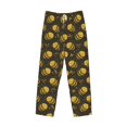 thumbnail image 4 of Daiia Cute Cartoon Bees Men's Sleep Pant with Pockets and Drawstring,Pajama Pants-Large, 4 of 9