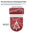thumbnail image 7 of HELLHERO Christmas Tree Music Adjustable Elastic Edge Toilet Seat Cover, Elastic Fabric, Easy Care Toilet Lid Seat Cover Set, Elastic Bottom, Stays in Place, 7 of 7