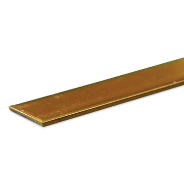 K&S 247 Metal Brass Strip, 0.064" x 3/4" x 12"