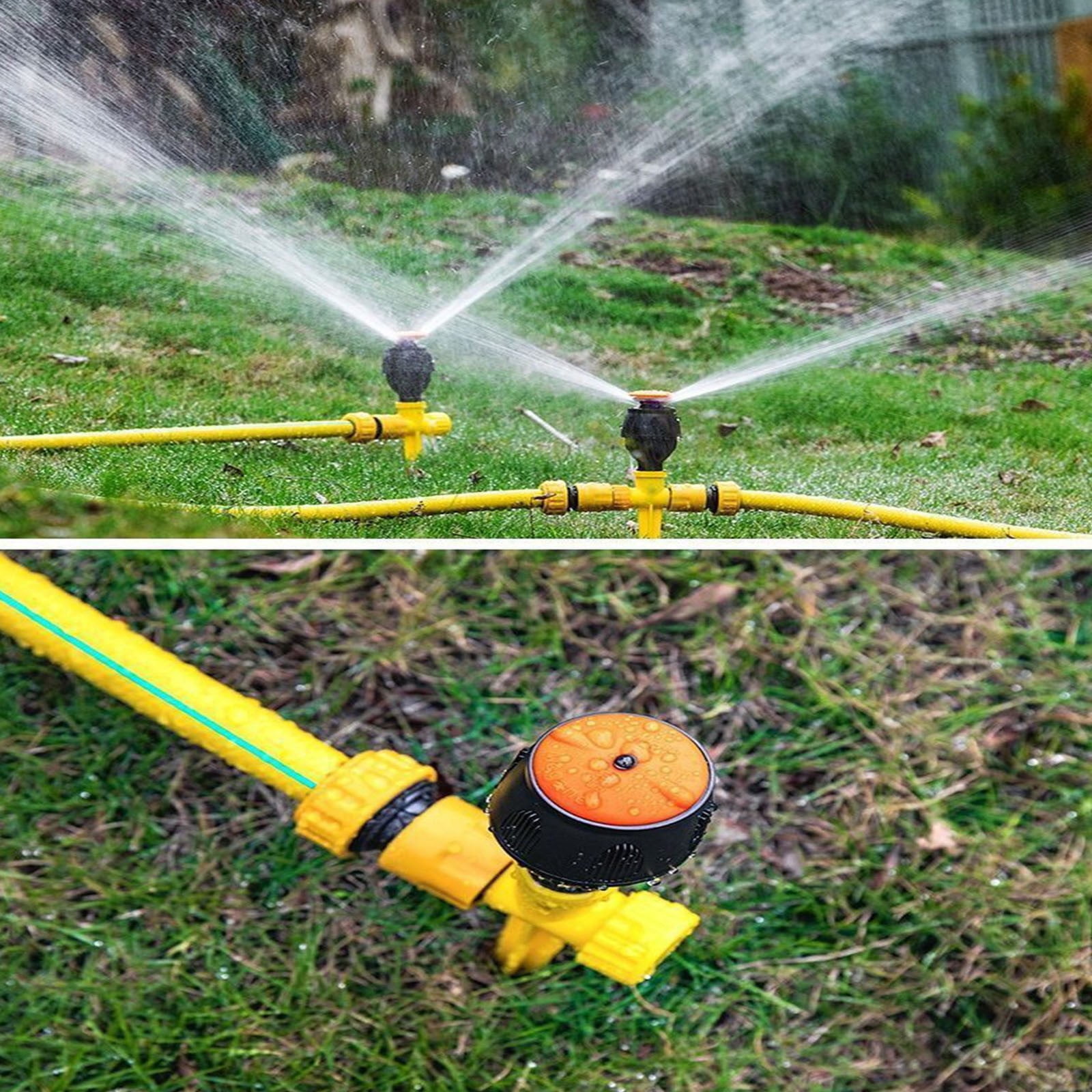 RoamHome 360° Rotation Auto Garden Watering System - Lawn Sprinkler for Efficient Watering, Easy Installation & Adjustable 3 Gears - Perfect for Patios- Durable ABS Plastic Construction.