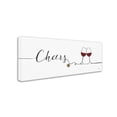 thumbnail image 2 of Trademark Fine Art 'Underlined Wine I' Canvas Art by Veronique Charron, 2 of 3