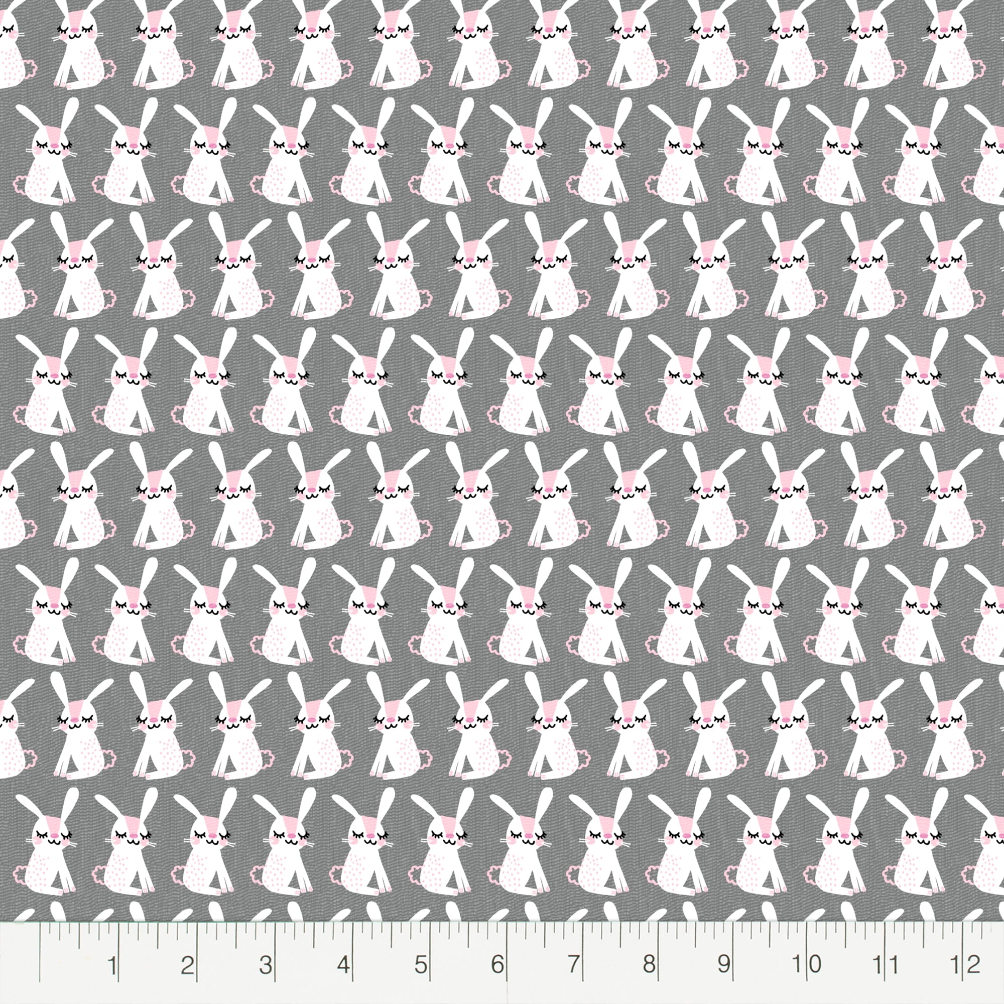 Create It 18"x21" 100% Cotton Bunny Precut Sewing & Craft Fabric, Pink 1 Piece