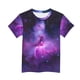 thumbnail image 5 of Manga corta crop top chicos casual estrella impresión camiseta cuello redondo suave estiramiento tee para niños fiestas de uso diario, 5 of 5
