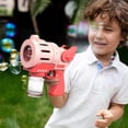 thumbnail image 4 of Divertida Máquina Sopladora De Burbujas, Máquina Eléctrica Automática Para Hacer Burbujas Con Luz Colorida, Juguetes Para Niños Al Aire Libre Yuarrent OD016720-02, 4 of 6