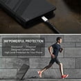 thumbnail image 7 of Wallet Leather Case For Samsung Galaxy A37 5G 6.7",with Card Holder, Shockproof ,Kickstand ,Embossed Multifunctional Magnetic Phone Case,Black,For Galaxy A37 5G, 7 of 7