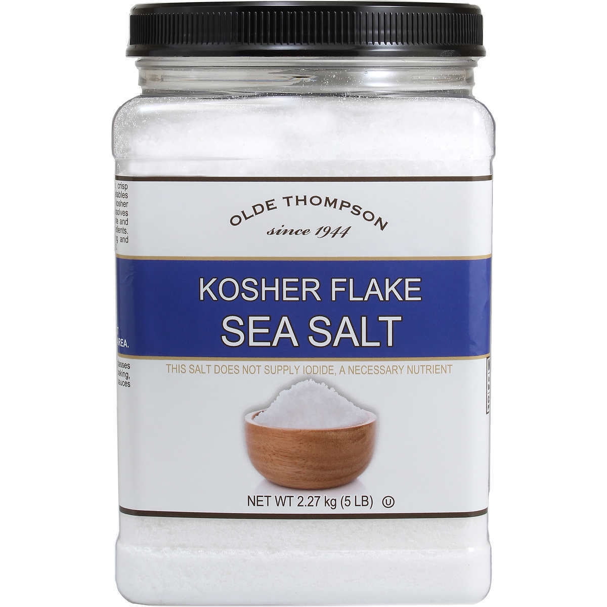 Olde Thompson Kosher Flake Sea Salt, 5 lbs