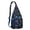 Blue-40, variant on Great White Shark Print Sling Bag&nbsp;- Fierce Ocean Predator Design Crossbody Backpack, Water-Resistant Marine Life Shoulder Pack (Nautical Theme)