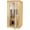 1 Person Sauna with Heating Board - 1350W, variant on Infrared Sauna for Home Full Spectrum Wooden Sauna Room Hemlock 1050W Indoor Dry Saunas with Rapid Heating 6 Carbon Panels, Bluetooth and Reading Lights