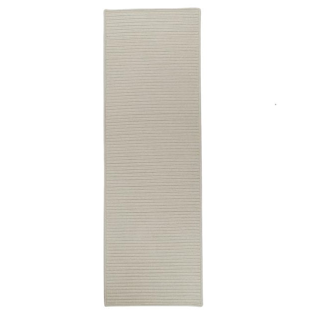 Colonial Mills RT43R028X072S 2 ft. 4 in. x 6 ft. Reversible Flat-Braid Rectangle Runner Rug, Ash
