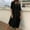 Black, variant on Gspmoly Dresses for Women Plus Size, Women'S Medium Sleeve V-Neck Button Color Dress Long Dress Women'S Formal Dresses Deals