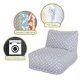 thumbnail image 6 of Majestic Home Goods Chair Lounger Ikat Dot Gray, 6 of 6